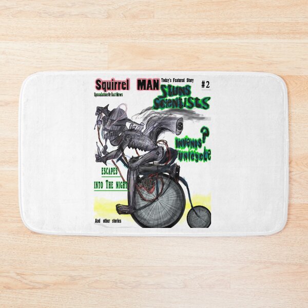 Item preview, Squirrel Man Stuns Scientists Invents Unicycle Rides off into the night designed and sold by Followthedon.