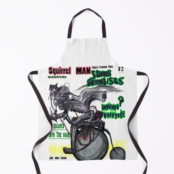 Item preview, Squirrel Man Stuns Scientists Invents Unicycle Rides off into the night designed and sold by Followthedon.