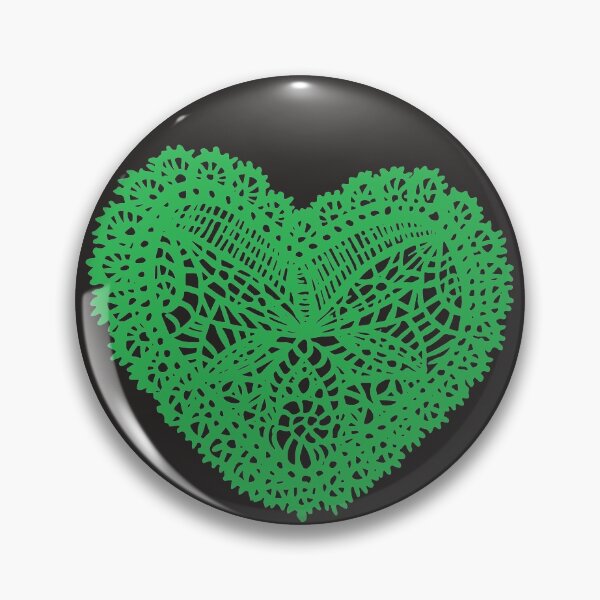 Item preview, Green Lace Heart designed and sold by Nealoc.
