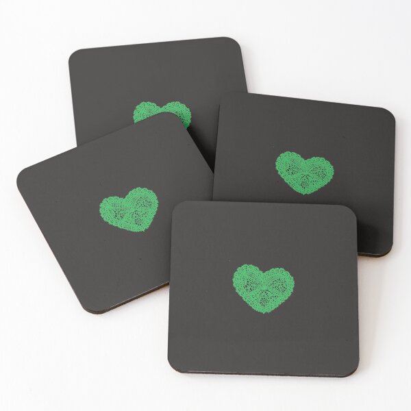 Item preview, Green Lace Heart designed and sold by Nealoc.