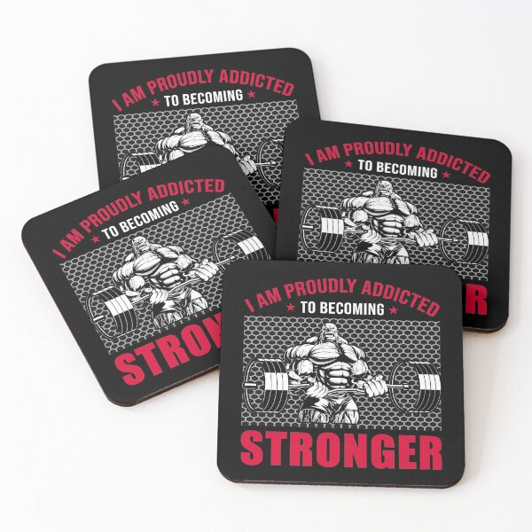 Item preview, I Am Proudly Addicted To Becoming Stronger designed and sold by Your Favorite Shop.