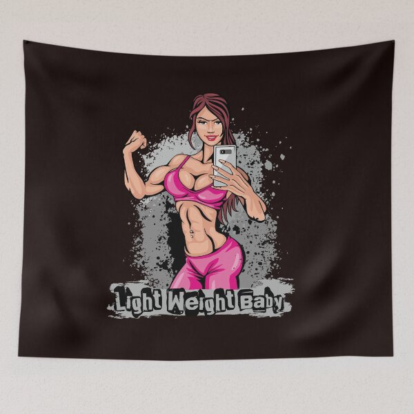Item preview, motivational fitness print with sexy girl, grunge vintage design  designed and sold by amid999.