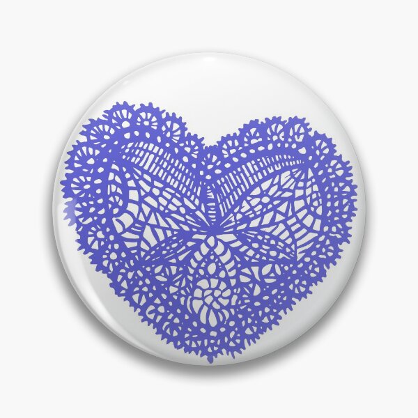 Item preview, Blue Lace Heart designed and sold by Nealoc.
