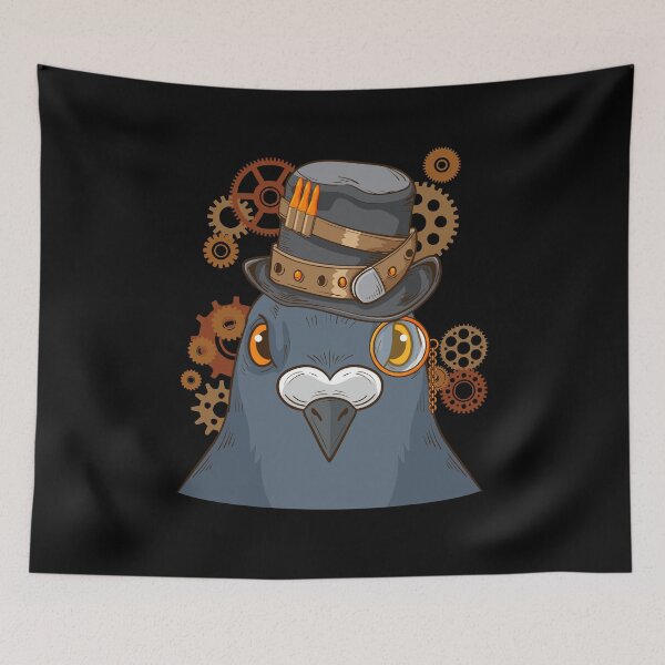 Item preview, Pigeon Breeding Steampunk Pigeon Racing Gift Men Pigeons designed and sold by DSWShirts.