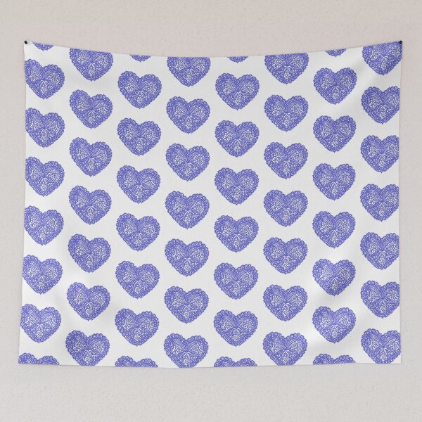 Item preview, Blue Lace Heart designed and sold by Nealoc.
