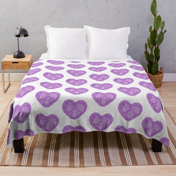Item preview, Purple Lace Heart designed and sold by Nealoc.
