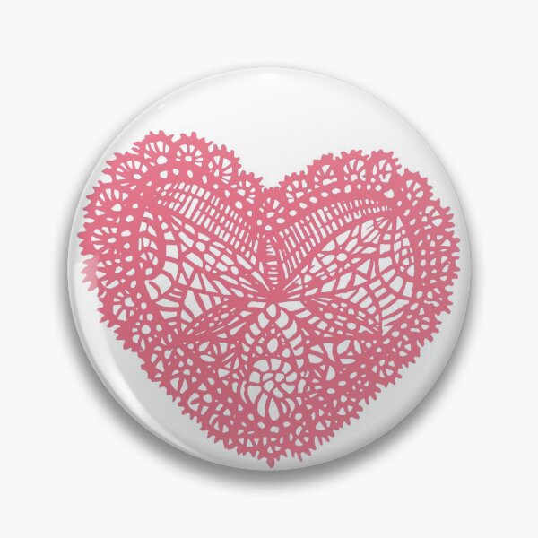 Item preview, Pink Lace Heart designed and sold by Nealoc.
