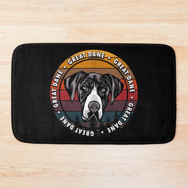 Item preview, Great Dane distressed sunset retro dog face design designed and sold by SamRVstore.