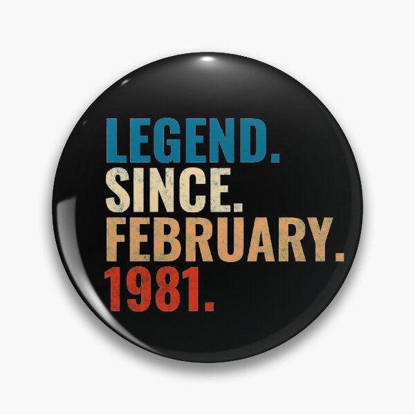 Item preview, Legend Since February 1981 Retro Vintage designed and sold by Teelogic.