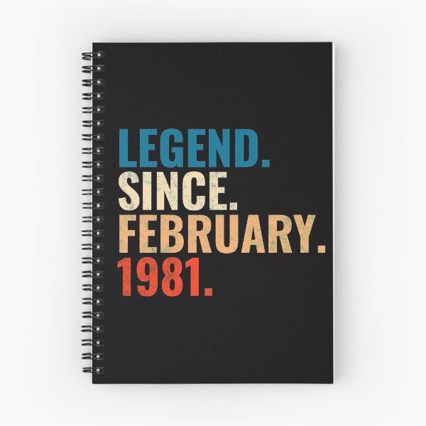 Item preview, Legend Since February 1981 Retro Vintage designed and sold by Teelogic.