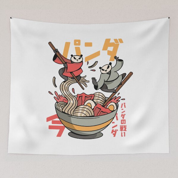 Item preview, Panda ramen fight  designed and sold by TRIBExSPACE.