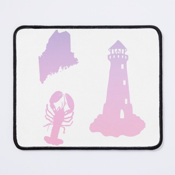 Item preview, Pink and Purple Ombré State of Maine Sticker Pack  designed and sold by Dalaura.