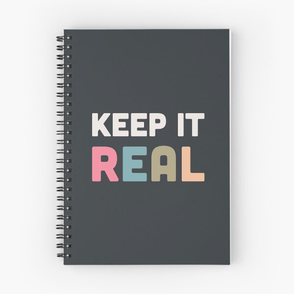 Item preview, Keep it real slogan designed and sold by BlockDashArt.