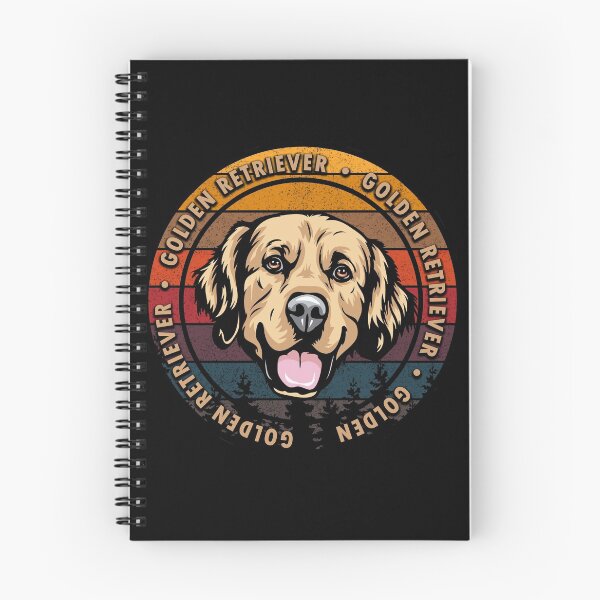Item preview, Golden Retriever distressed sunset retro dog face design designed and sold by SamRVstore.