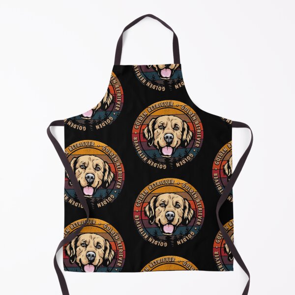 Item preview, Golden Retriever distressed sunset retro dog face design designed and sold by SamRVstore.