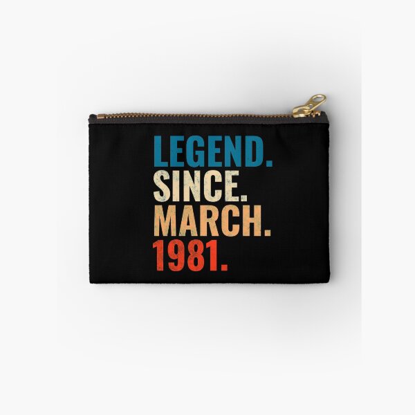 Item preview, Legend Since March 1981 Retro Vintage designed and sold by Teelogic.