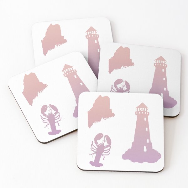 Item preview, Purple Ombré State of Maine Sticker Pack  designed and sold by Dalaura.