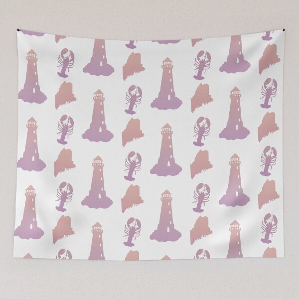 Item preview, Purple Ombré State of Maine Sticker Pack  designed and sold by Dalaura.