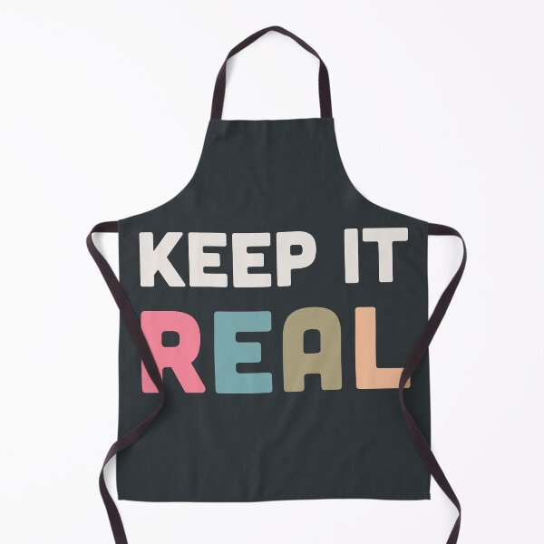 Item preview, Keep it real slogan designed and sold by BlockDashArt.