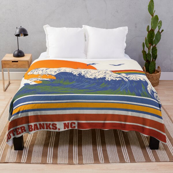 Item preview, Retro Outer Banks North Carolina 70s Style Tourist Souvenir designed and sold by ourkid.