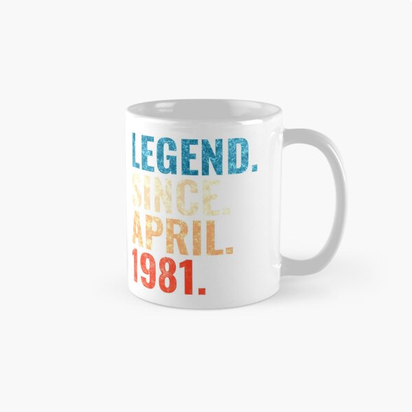 Item preview, Legend Since April 1981 Retro Vintage designed and sold by Teelogic.