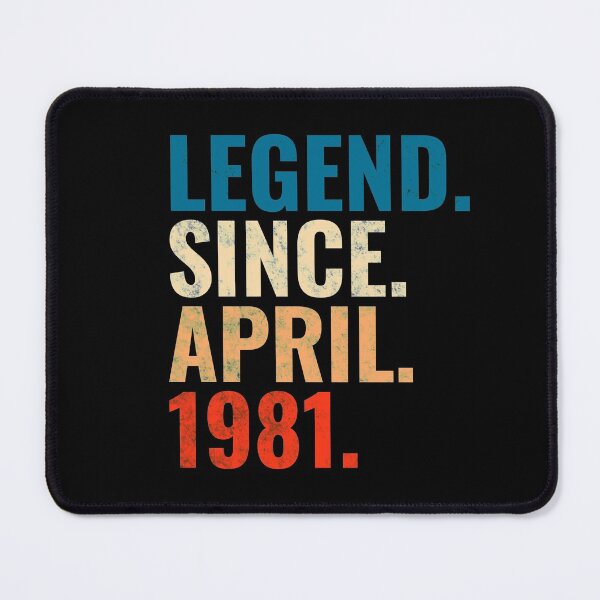 Item preview, Legend Since April 1981 Retro Vintage designed and sold by Teelogic.