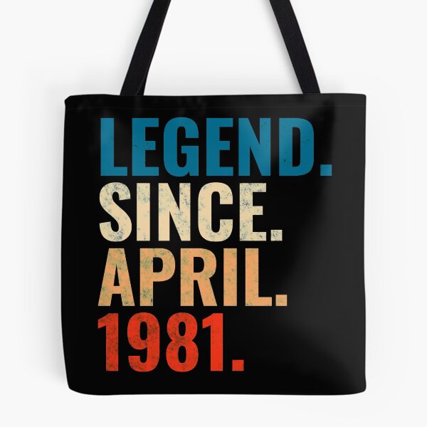 Item preview, Legend Since April 1981 Retro Vintage designed and sold by Teelogic.