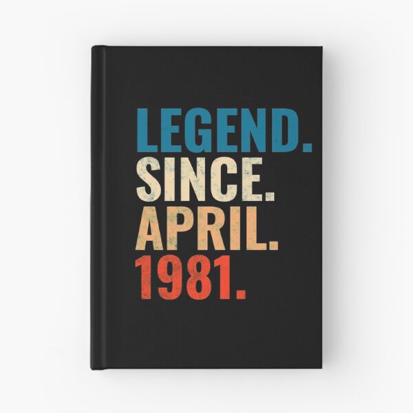 Item preview, Legend Since April 1981 Retro Vintage designed and sold by Teelogic.