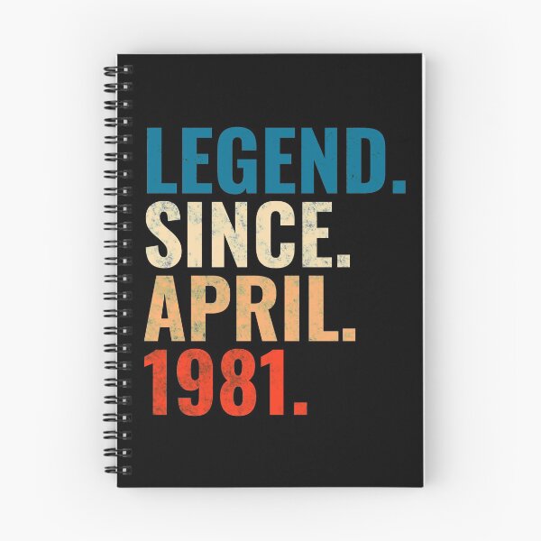 Item preview, Legend Since April 1981 Retro Vintage designed and sold by Teelogic.