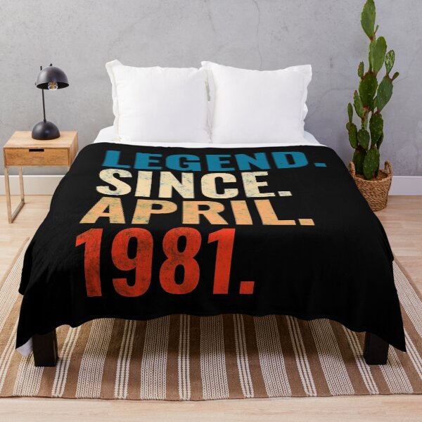 Item preview, Legend Since April 1981 Retro Vintage designed and sold by Teelogic.