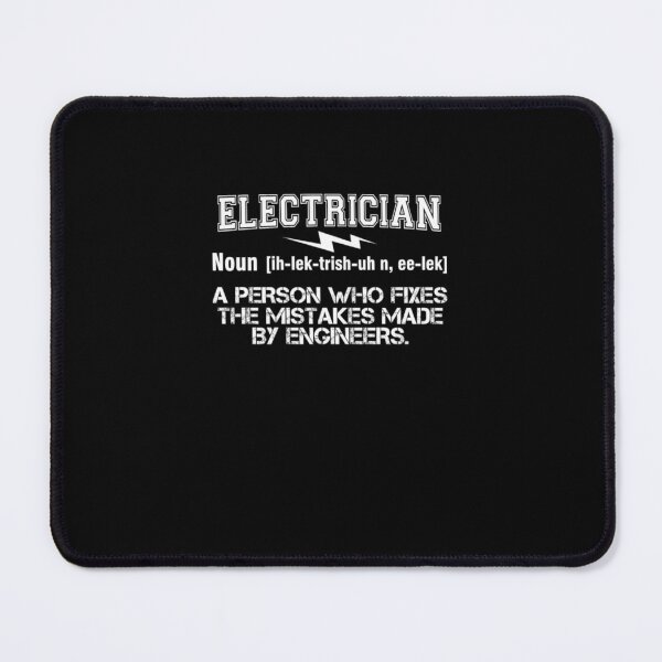 Item preview, Electrician Person Fixes Mistakes Made By Engineer designed and sold by aryagiri.