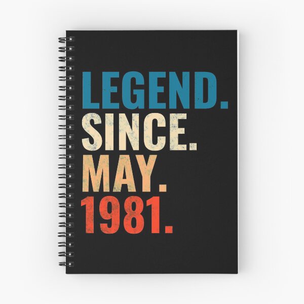 Item preview, Legend Since May 1981 Retro Vintage designed and sold by Teelogic.