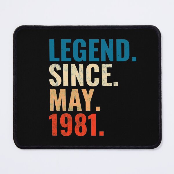 Item preview, Legend Since May 1981 Retro Vintage designed and sold by Teelogic.