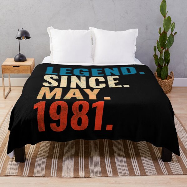 Item preview, Legend Since May 1981 Retro Vintage designed and sold by Teelogic.