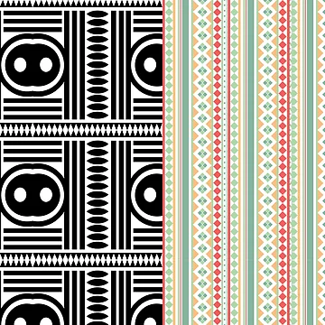 Artwork thumbnail, Ethnic native Pattern Design by Fatbread