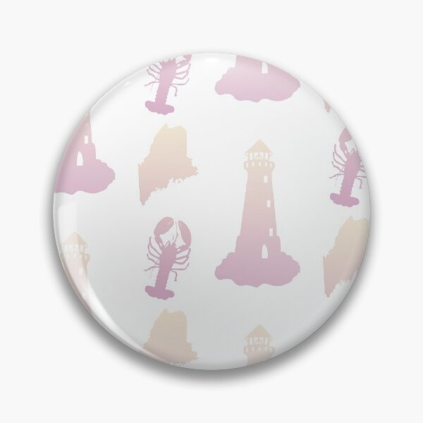 Item preview, Pink Ombré State of Maine Sticker Pack  designed and sold by Dalaura.