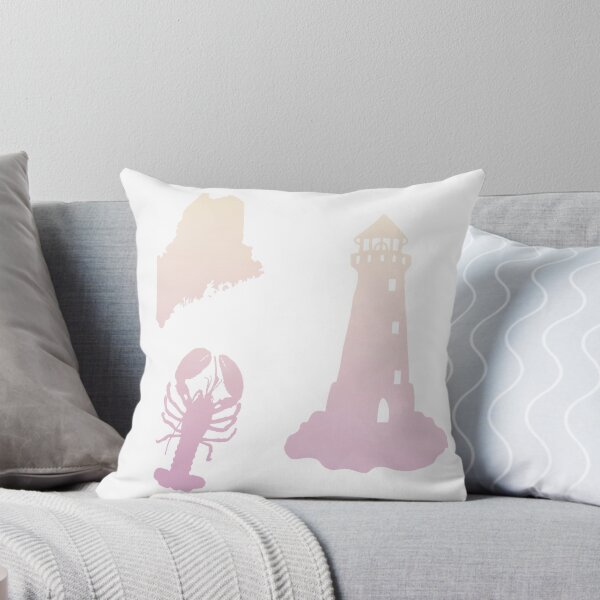 Item preview, Pink Ombré State of Maine Sticker Pack  designed and sold by Dalaura.