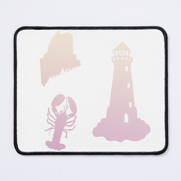 Item preview, Pink Ombré State of Maine Sticker Pack  designed and sold by Dalaura.