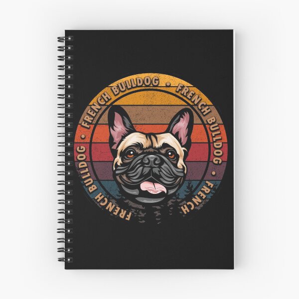 Item preview, French Bulldog distressed sunset retro dog face design designed and sold by SamRVstore.