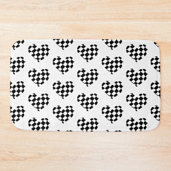 Item preview, Black Checkered Heart designed and sold by Nealoc.