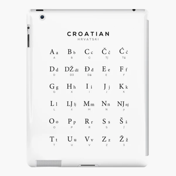 Armenian Alphabet Chart, Armenia Language Chart, White iPad Case & Skin  for Sale by typelab