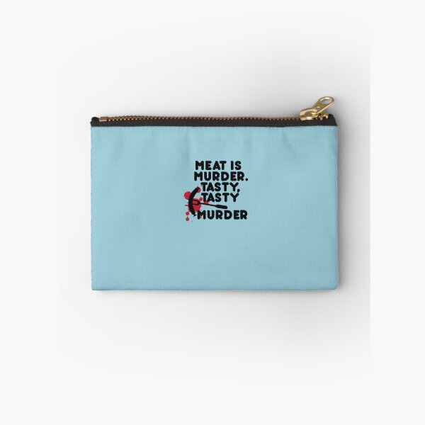 Item preview, Meat is murder, tasty tasty murder Sticker designed and sold by SandraHiersigk.