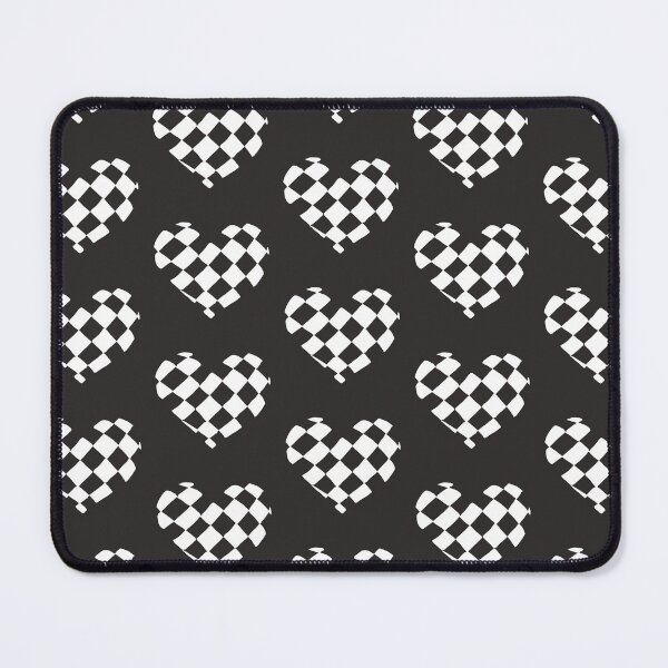 Item preview, White Checkered Heart designed and sold by Nealoc.