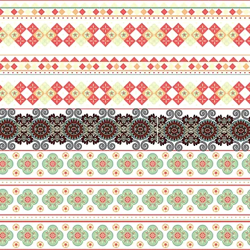 Artwork thumbnail, Ethnic Element Pattern Design by Fatbread