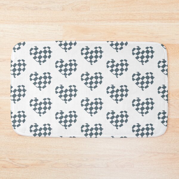 Item preview, Gray Checkered Heart designed and sold by Nealoc.