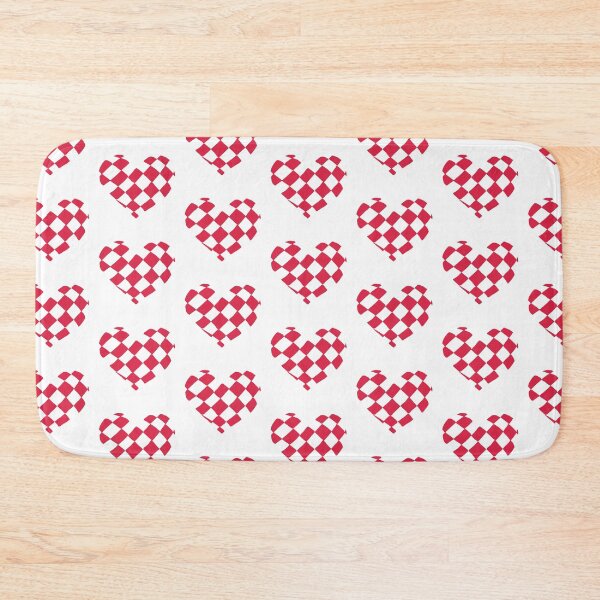 Item preview, Red Checkered Heart designed and sold by Nealoc.