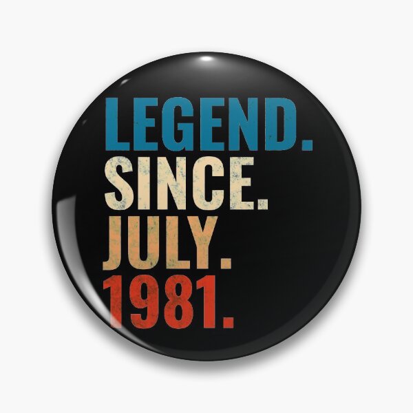 Item preview, Legend Since July 1981 Retro Vintage designed and sold by Teelogic.