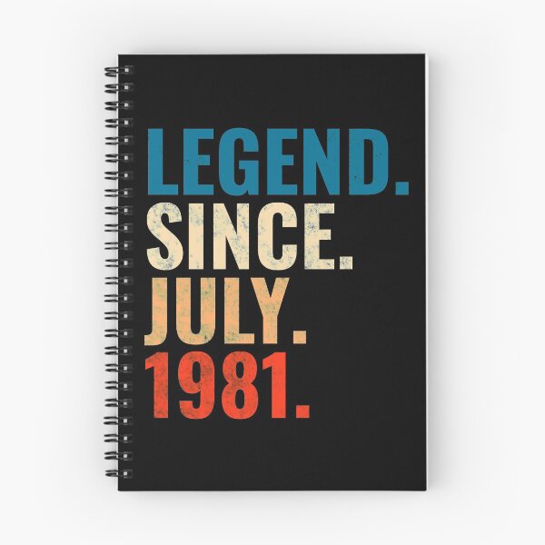 Item preview, Legend Since July 1981 Retro Vintage designed and sold by Teelogic.
