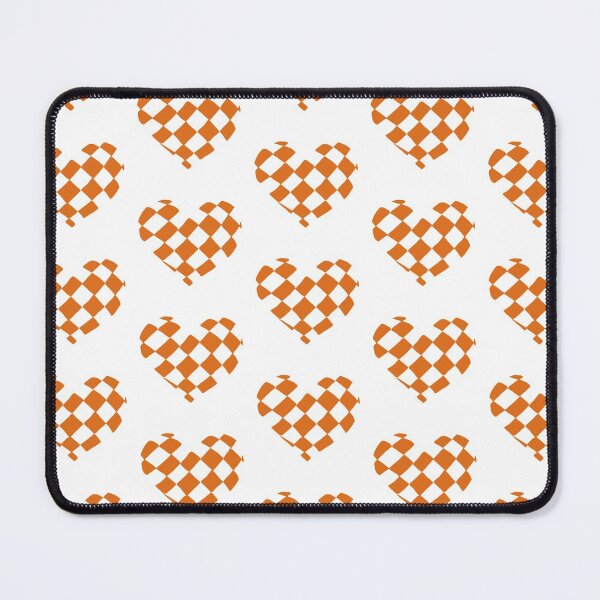 Item preview, Orange Checkered Heart designed and sold by Nealoc.