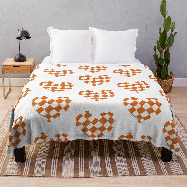 Item preview, Orange Checkered Heart designed and sold by Nealoc.